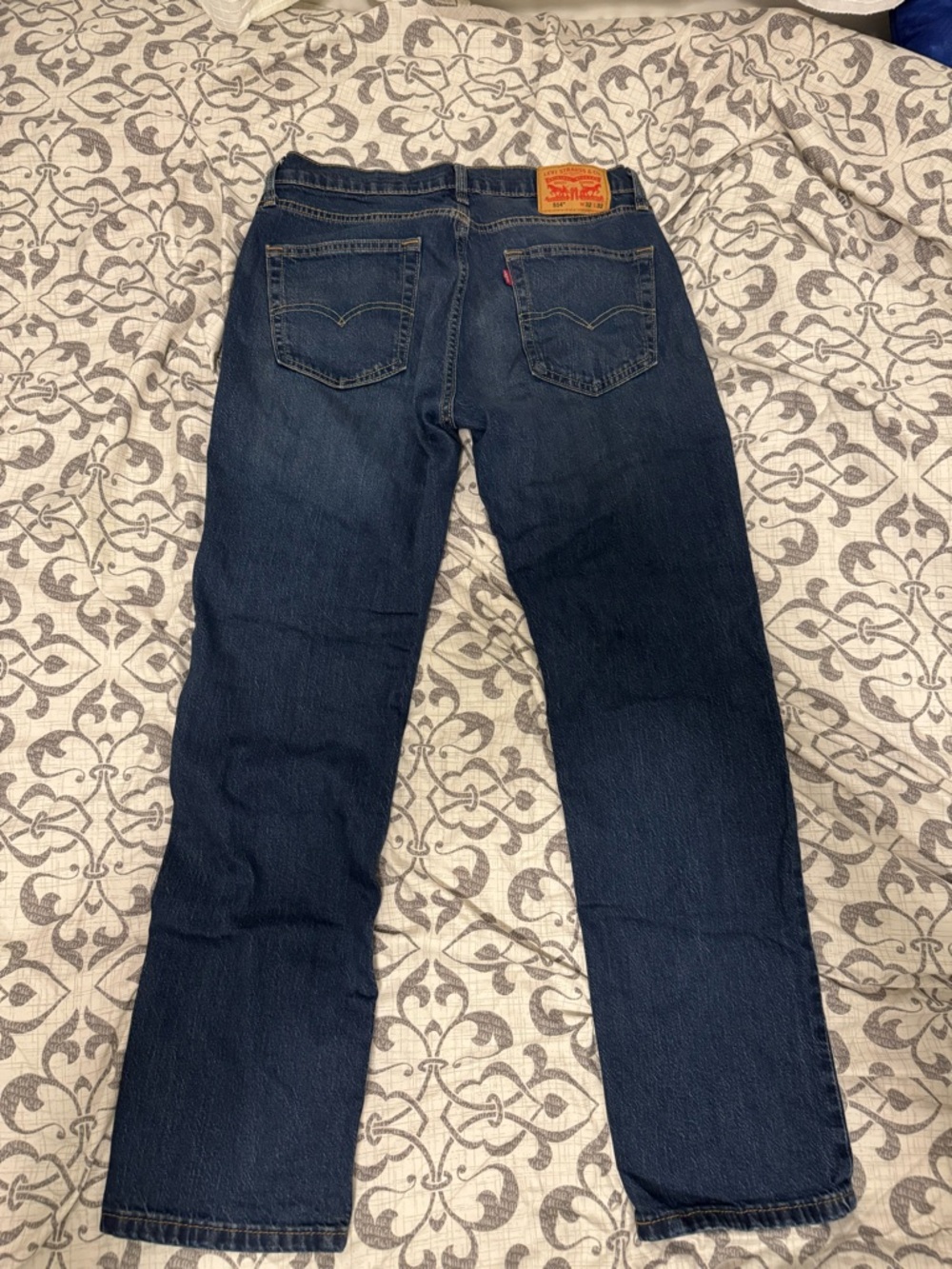 Levi's Men's Dark Indigo Straight Jeans